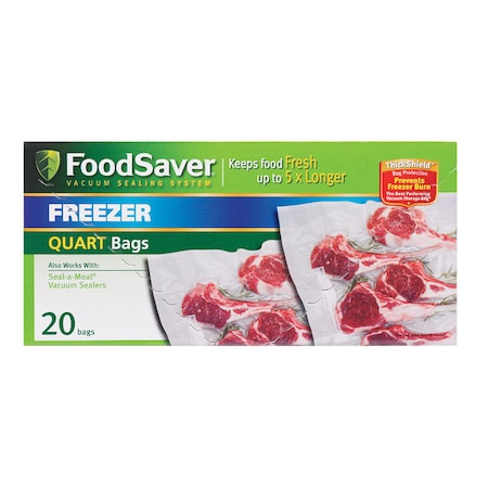Foodsaver FoodSaver 1 qt Clear Vacuum Freezer Bags 20 pk FSFSBF0216-NP